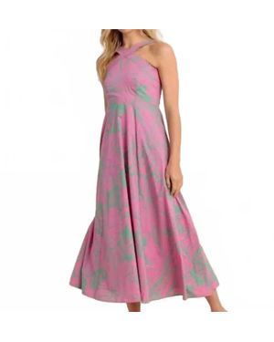 Southern Tide Anniston Petal Paradise Maxi Dress - Pink