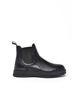 Woolrich Leather Vibram Boots - Black