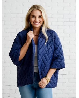 Caryn Lawn Penny Puffer Jacket - Blue