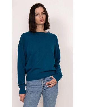 Kathryn Mccarron Naomi Boyfriend Fit Sweater - Blue