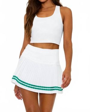 Beach Riot Yara Scoop Neck Top - White