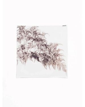 Issey Miyake Pressed Flora Bandana - White