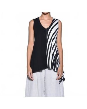 Simply Mila Irene Sleeveless Top - Black