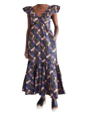 Never A Wallflower Isabelle Dress - Blue