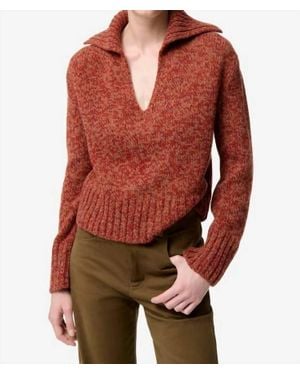 Vanessa Bruno Flavio V-Collar Sweater - Red