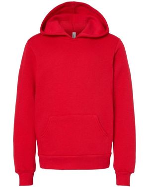 Bella Canvas Youth Sponge Fleece Hoodie - Red