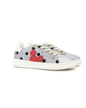 MOA Polka Dot Mickey Shoes - White