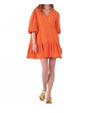 Emily Mccarthy Frankie Mini Dress - Orange