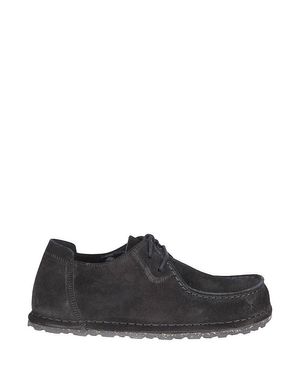 Birkenstock Narrow Fit Suede Shoes - Black