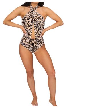 Envya Bahama Bombshell One-Piece Swimsuit - White