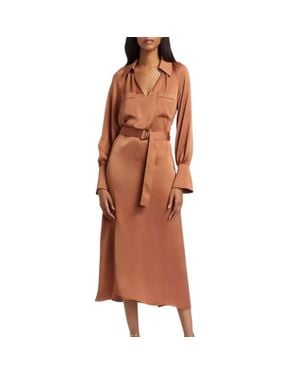Ramy Brook Cecilia Dress in Brown | Lyst Ramy Brook Cecilia Dress in Brown | Lyst