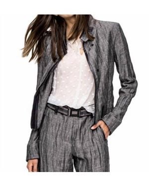 BEATE HEYMANN Linen Jacket - Brown