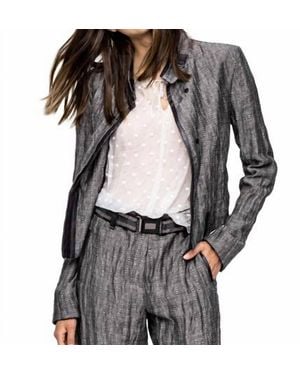 BEATE HEYMANN Linen Jacket - Brown