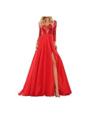 Colors Dress Rylee Gown - Red
