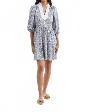 Smith & Quinn Tory Mini Dress - Blue