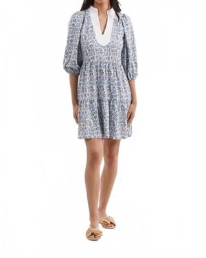 Smith & Quinn Tory Mini Dress - Blue