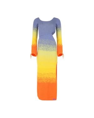 ANNAISS YUCRA Sunset Dress - Blue