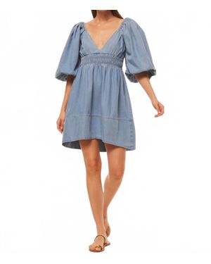MISA Los Angles Aryn Dress - Blue