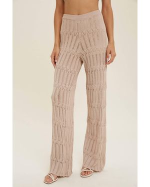 Wishlist Crochet Pants - Natural
