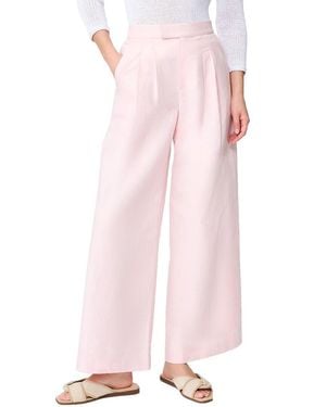 J.McLaughlin Amal Linen-Blend Pant - Pink