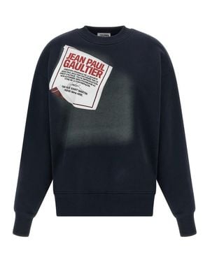 Jean Paul Gaultier 'The Gaultier Label' Sweatshirt - Blue
