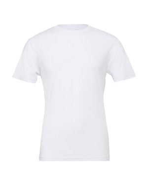 Bella Canvas Canvas Jersey Crew Neck Short Sleeve T-Shirt - White