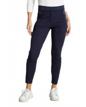 Anatomie Ipant Hybrid Zip Front Slim Fit Pant - Blue