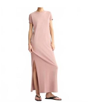 Arlo Mott Hubert Short Sleeve Maxi Dress - Pink