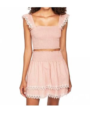 Peixoto Belle Mini Skirt - Pink