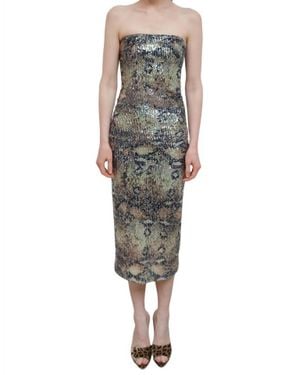 Le Superbe Glossy Tube Dress - Multicolor