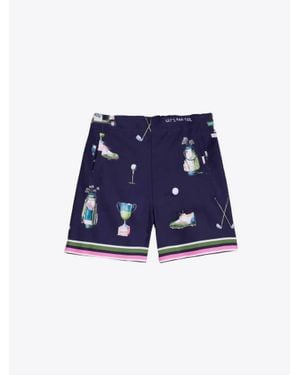 Vilagallo Golf Par Shorts - Blue