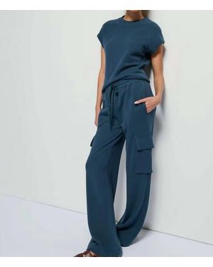 Nation Ltd Casey Cargo Sweatpants - Blue