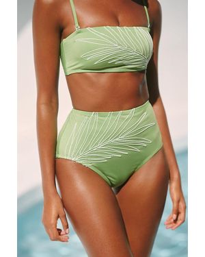 Sanctuary Bandeau Bikini Top - Green