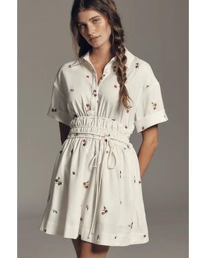 En Saison Strawberry Mini Dress - Natural