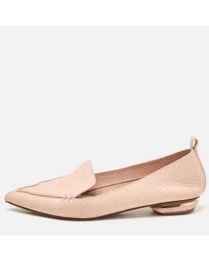 Nicholas Kirkwood Leather Beya Loafers - Pink