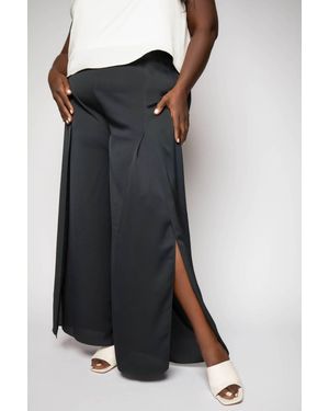 NIC+ZOE Statement Wide- Leg Pant - Black
