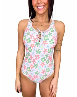 Roco Swim Sweet Summer Days One Piece Swimsuit - White