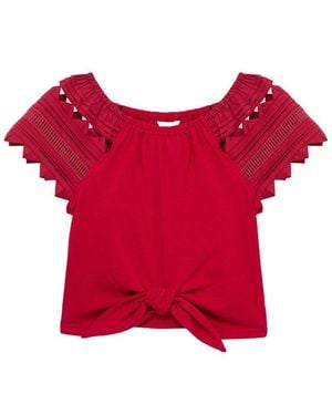 Habitual Novelty Top - Red