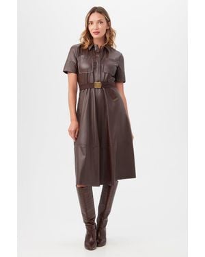 Trina Turk Misola Dress - Brown