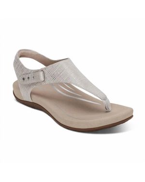 Aetrex Ellie Thong Sandal - White