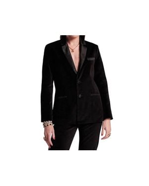 Frances Valentine Tuxedo Jacket - Black