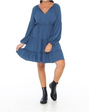 Skemo Basics London Short Dress - Blue