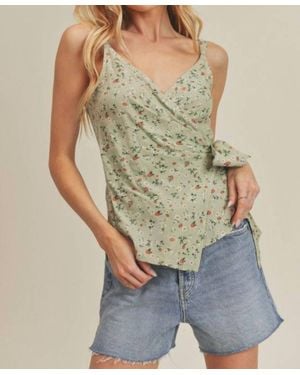 AEMI + CO Wrap Top - Green