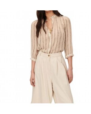 Sessun Lylee Ruffle Collar Blouse - Natural