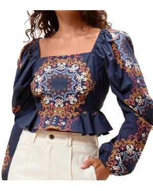 Cleobella Elizabeth Top - Blue