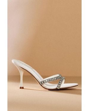 Jeffrey Campbell Marquise Mule Heels - Natural