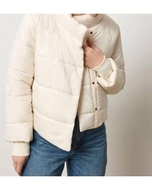 Lilla P Knit Cuff Jacket - Natural
