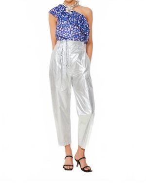 Suncoo Joris High Waist Pant - Blue