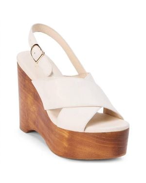 Matisse Fox Wedge Sandals - White