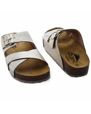 Plakton Boludo Slide-On Adjustable Sandals - Brown